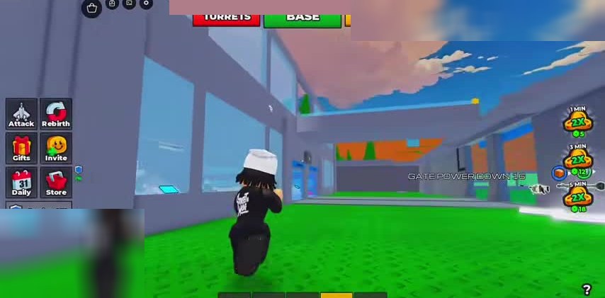 Guard engagement near base while GUARDS tab remains on the HUD